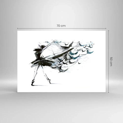 Glass picture - Magic of Music  - 70x50 cm