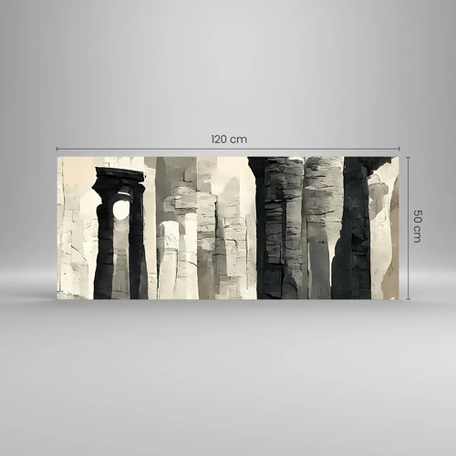 Glass picture - Majesty of Antiquity - 120x50 cm