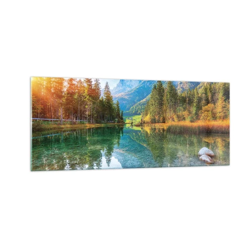 Glass picture - Mellow Autumn - 100x40 cm