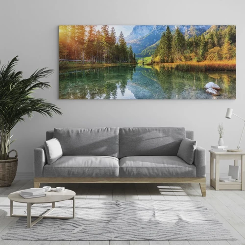 Glass picture - Mellow Autumn - 100x40 cm