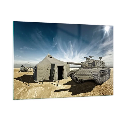 Glass picture - Military Dream - 120x80 cm