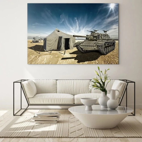 Glass picture - Military Dream - 120x80 cm