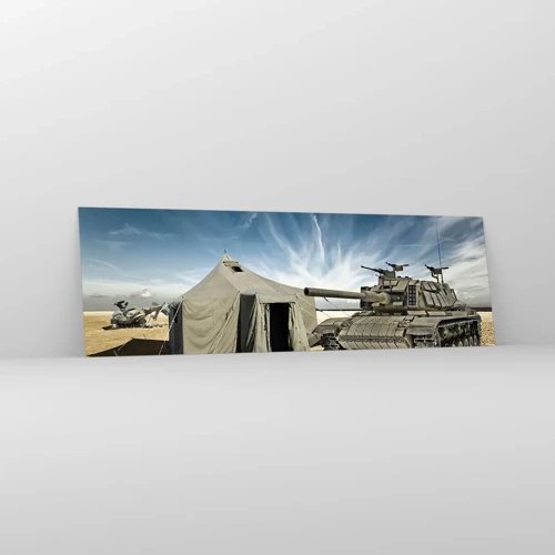 Glass picture - Military Dream - 160x50 cm