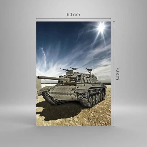 Glass picture - Military Dream - 50x70 cm