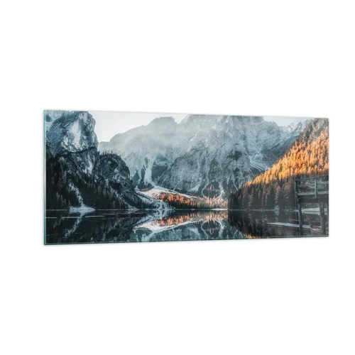 Glass picture - Mirror Landscape - 100x40 cm