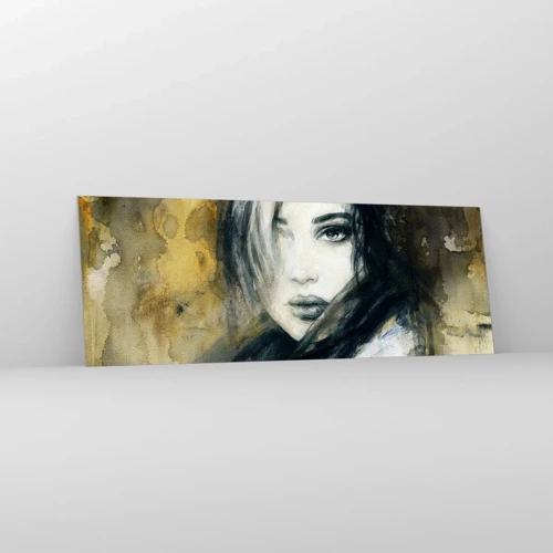 Glass picture - More Innocent or Sensual? - 140x50 cm