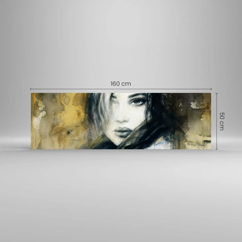 Glass picture - More Innocent or Sensual? - 160x50 cm