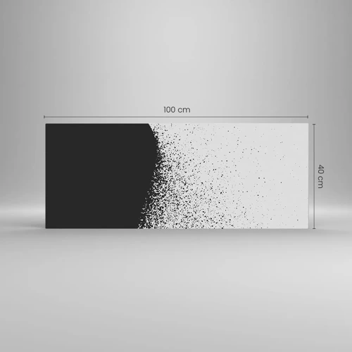 Glass picture - Movement of Particles - 100x40 cm