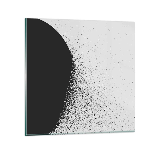 Glass picture - Movement of Particles - 30x30 cm