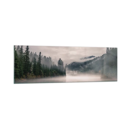 Glass picture - Musing in the Fog - 160x50 cm