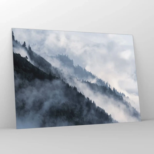 Glass picture - Mysticism of the Mountains - 100x70 cm