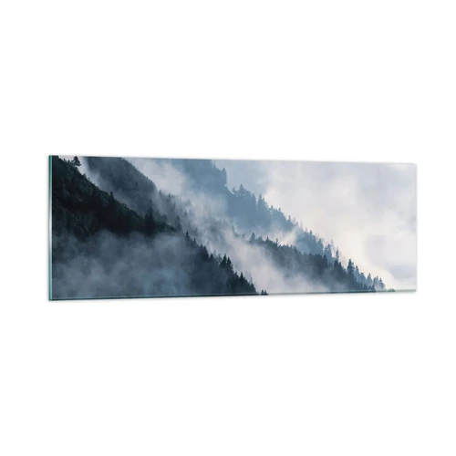 Glass picture - Mysticism of the Mountains - 90x30 cm