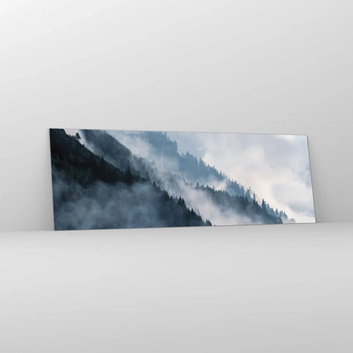 Glass picture - Mysticism of the Mountains - 90x30 cm