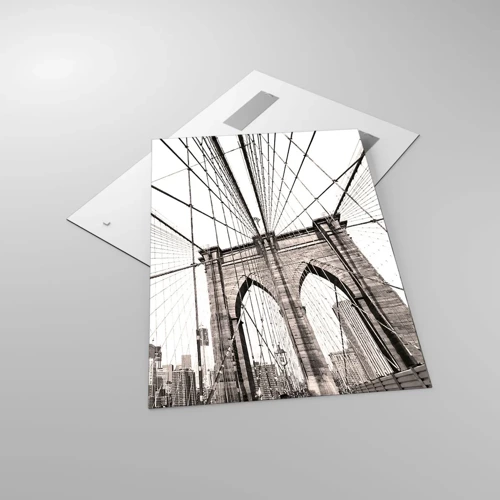 Glass picture - New York Cathedral - 70x100 cm