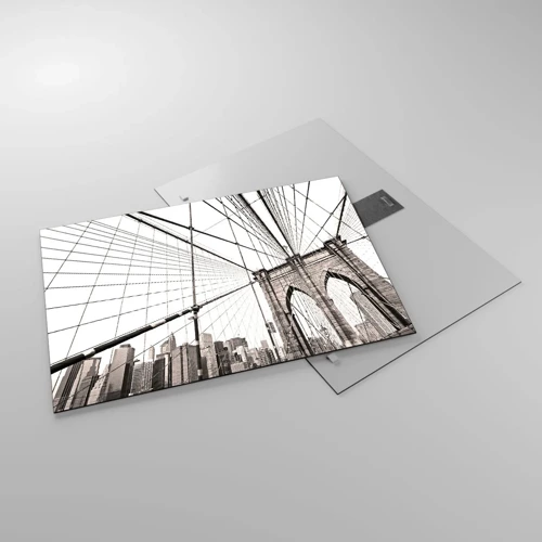 Glass picture - New York Cathedral - 70x50 cm