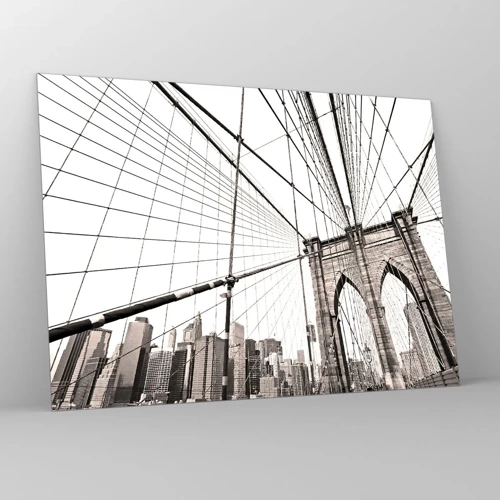 Glass picture - New York Cathedral - 70x50 cm