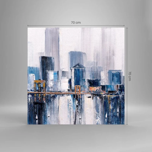 Glass picture - New York Impression - 70x70 cm