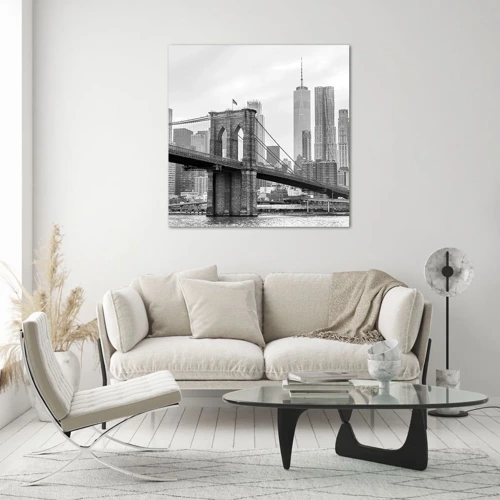 Glass picture - New York Style  - 30x30 cm