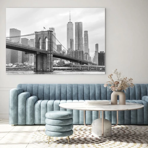 Glass picture - New York Style  - 70x50 cm