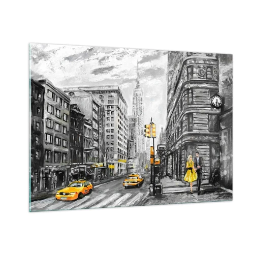 Glass picture - New York Tale - 100x70 cm