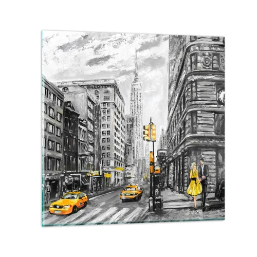 Glass picture - New York Tale - 50x50 cm