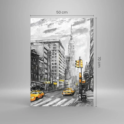 Glass picture - New York Tale - 50x70 cm