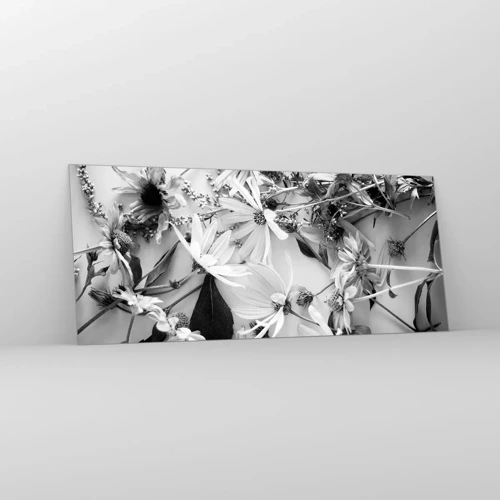 Glass picture - No-Bouquet of Flowers - 120x50 cm