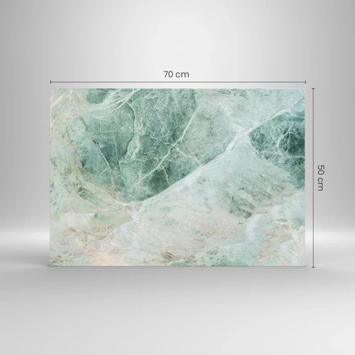 Glass picture - Noble Coolness of a Stone - 70x50 cm