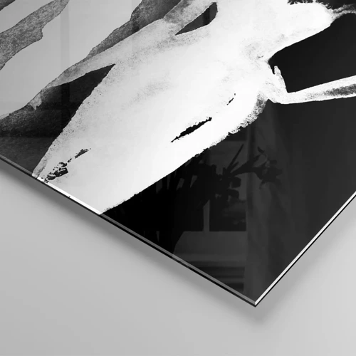Glass picture - Noir Atmosphere - 60x60 cm