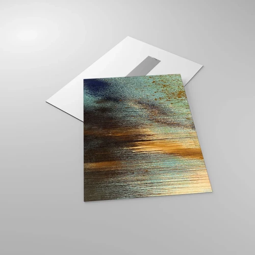 Glass picture - Non-accidental Colourful Composition - 50x70 cm