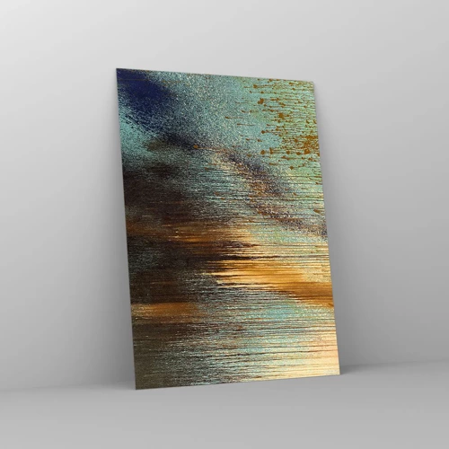 Glass picture - Non-accidental Colourful Composition - 50x70 cm