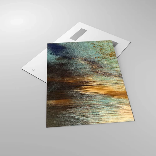 Glass picture - Non-accidental Colourful Composition - 70x100 cm