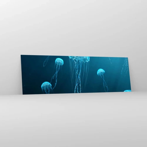 Glass picture - Ocean Dance - 160x50 cm