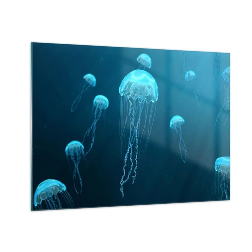 Glass picture - Ocean Dance - 70x50 cm
