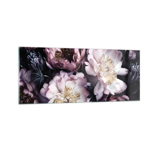 Glass picture - Old Style Bouquet - 100x40 cm