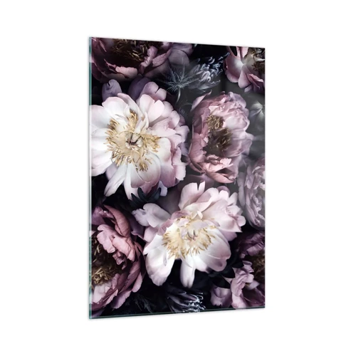 Glass picture - Old Style Bouquet - 50x70 cm