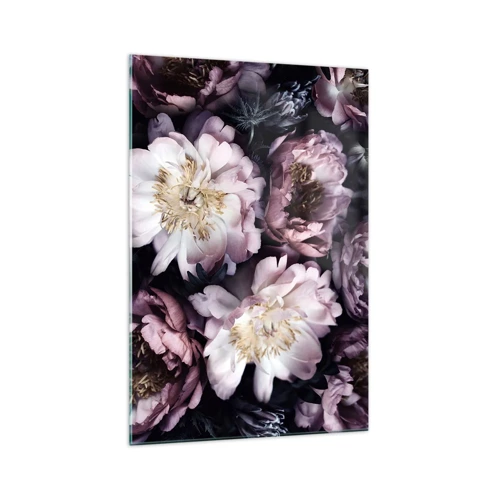 Glass picture - Old Style Bouquet - 70x100 cm