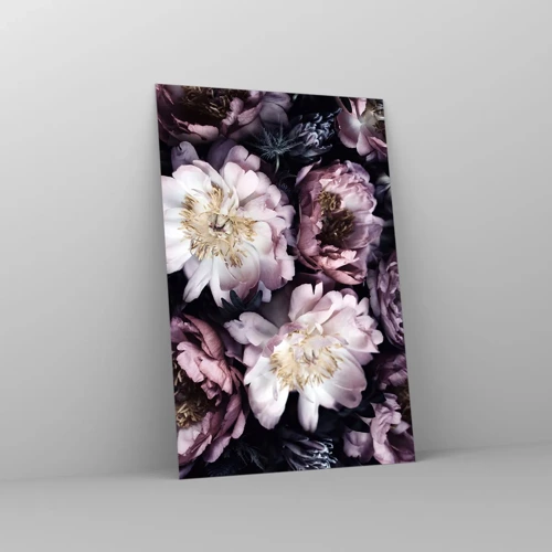 Glass picture - Old Style Bouquet - 80x120 cm