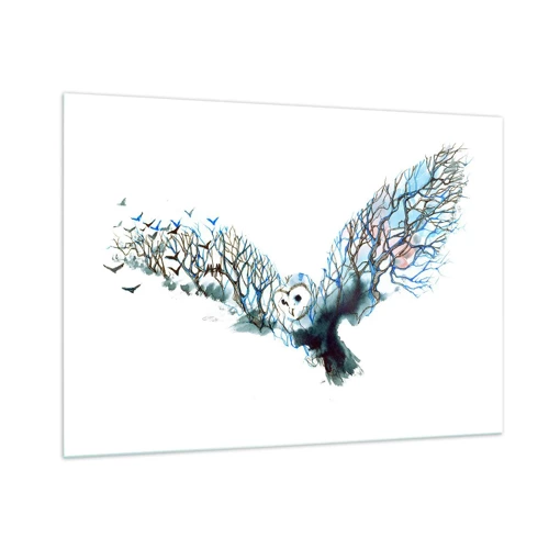 Glass picture - On Wings of a Forest - 100x70 cm