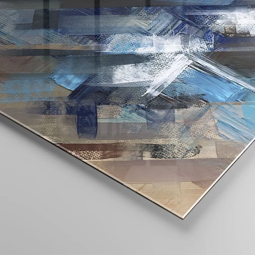 Glass picture - On the Blue Slant - 100x40 cm