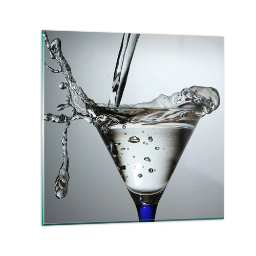 Glass picture - On the Brim of a Glass - 70x70 cm