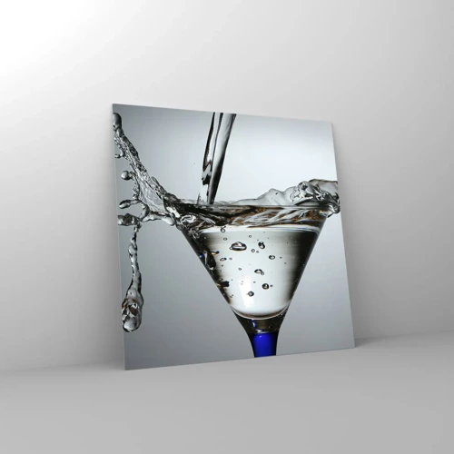 Glass picture - On the Brim of a Glass - 70x70 cm