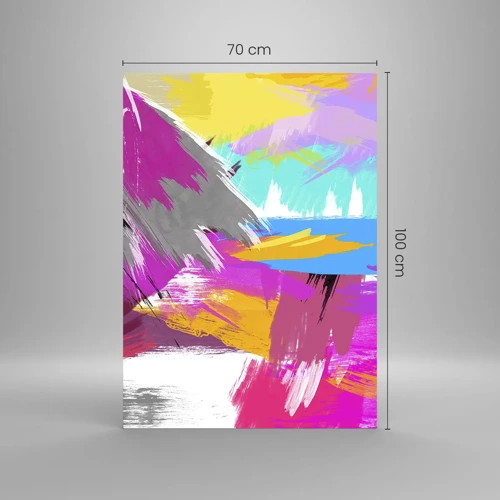 Glass picture - One More Stroke - 70x100 cm