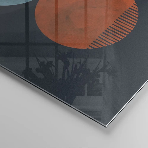 Glass picture - Only Geometry? - 140x50 cm