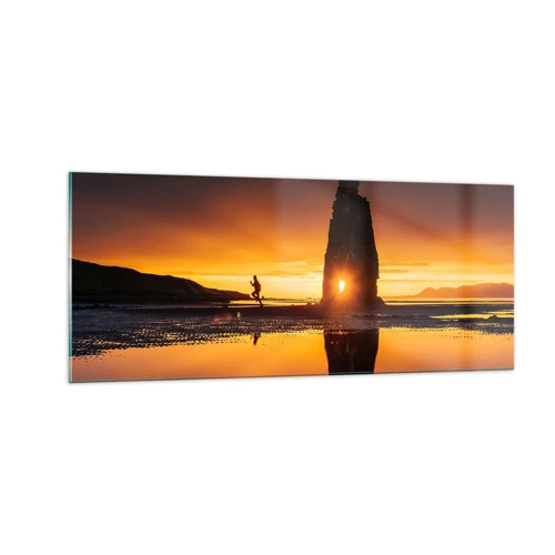 Glass picture - Only You and Nature - 100x40 cm