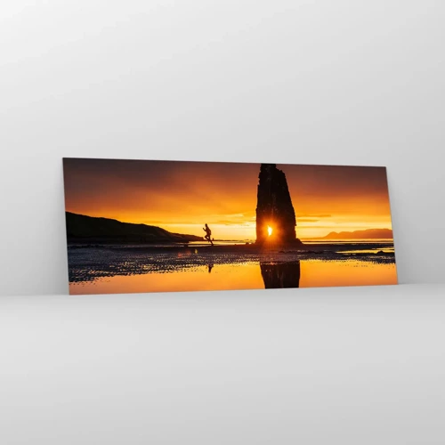 Glass picture - Only You and Nature - 140x50 cm