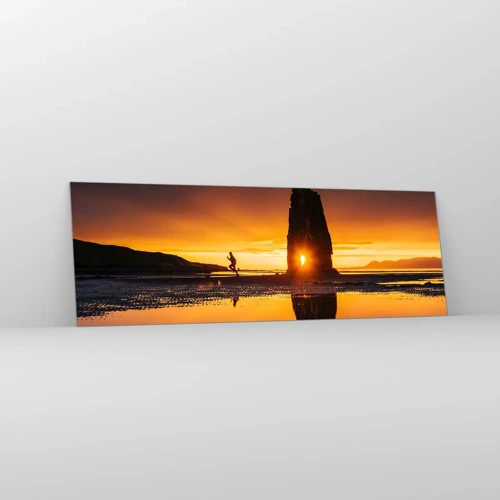 Glass picture - Only You and Nature - 90x30 cm