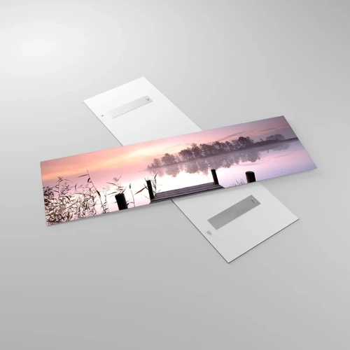 Glass picture - Out from a Lilac Fog… - 160x50 cm