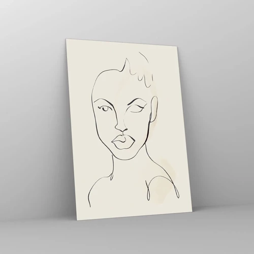 Glass picture - Outline of Sensuality - 50x70 cm