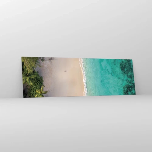 Glass picture - Paradise Beach - 160x50 cm